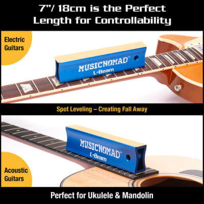 Music Nomad MN810 Fret Leveler 18cm L-Beam image 2