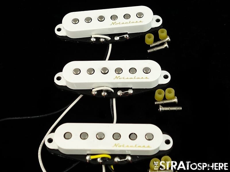 Fender Vintage Noiseless Stratocaster PICKUP SET, Strat Pickups