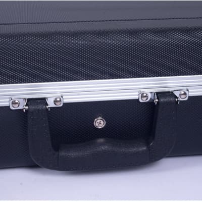 Crossrock ABS Molded Electric Guitar Case  for Fender Stratocaster and Telecaster in Black image 7