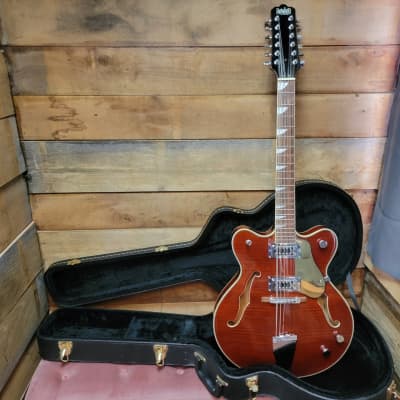 Eastwood 12-String Electric Semi-Hollow (Pre-Owned) - Flamed Cherry w/ Hard Case image 21