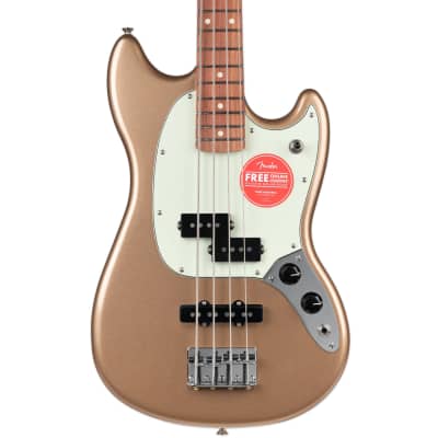 Fender Player Mustang Bass Pj   Firemist Gold for sale