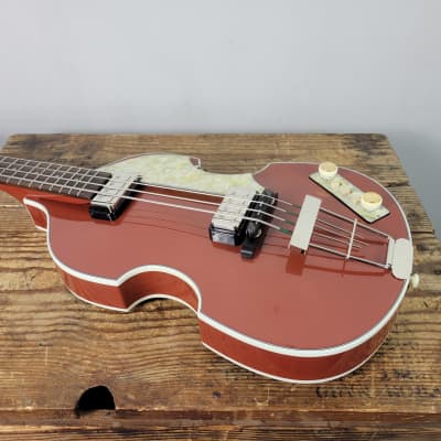 2022 Hofner H500/1-62-PC-0 - Pearl Copper With OHSC & Case Candy image 10