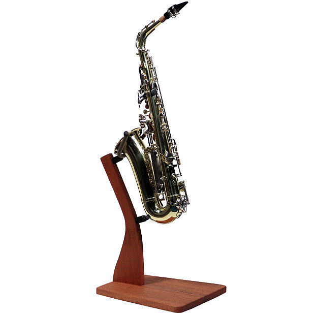 Wooden saxophone new arrivals stand
