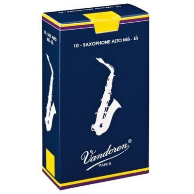 Vandoren Alto Saxophone 1.5 Strength Reeds - Box of 10 image 2