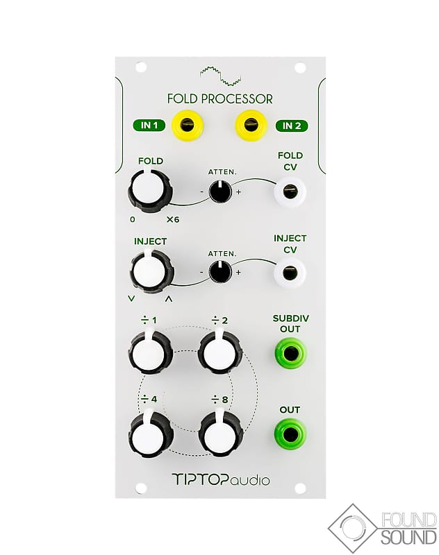 Tiptop Audio Fold Processor - White image 1