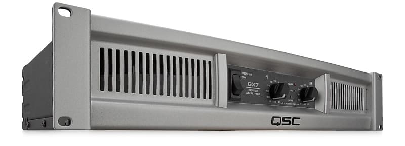 QSC GX7 Light Weight, Power Amplifier, 2-channel 725W / ch at 8-Ohm, 1000W / ch at 4-Ohm image 1