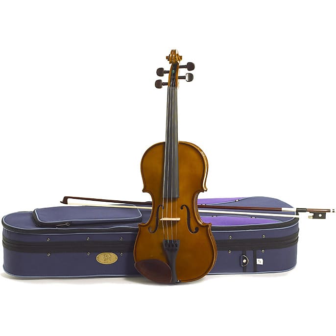 Stentor SR1400 Student I 1/2 Acoustic Violin + Case and Bow | Reverb