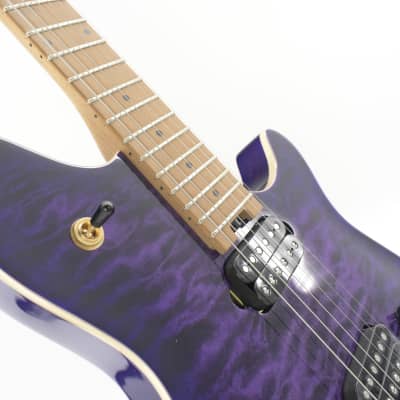 EVH Wolfgang WG Special QM with Baked Maple Neck 2023 Purple Burst image 9