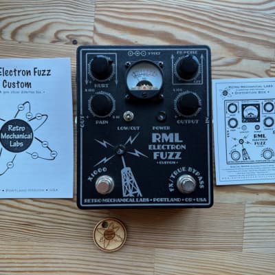 Reverb.com listing, price, conditions, and images for retro-mechanical-labs-electron-fuzz-custom