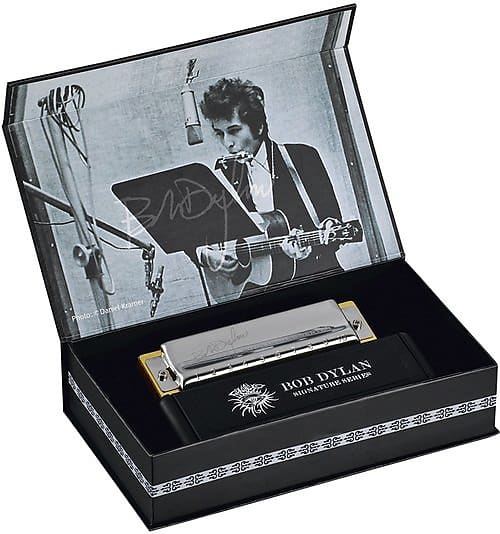 Hohner Bob Dylan Signature M589016 Harmonica 2021 Silver / wood