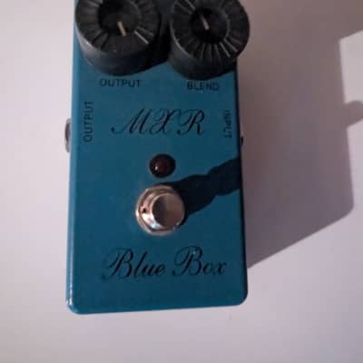 MXR Blue Box スクリプトロゴ Frank Zappa Owned 1975 MXR Blue Box Script Logo Vintage