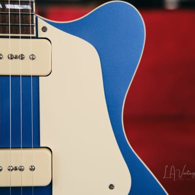 Josh Williams Stella Jr. Electric Guitar #276 - Lightly Relic'd Pelham Blue Finish with  Lollar P90 Soapbar Pickups! image 8