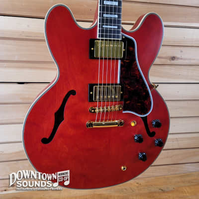 Epiphone 1959 ES-355 with Epiphone IBG Hard Case - Cherry Red image 1
