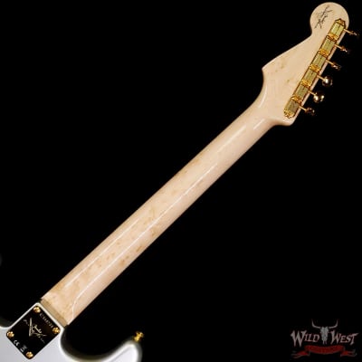 Fender Custom Shop Robert Cray Signature Stratocaster AA Birdseye Maple Neck Hardtail NOS Inca Silver image 5