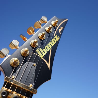 Ibanez Steve Vai PIA3761 Onyx Black 6-String Electric Guitar w/ Hardshell Case (2021) image 5