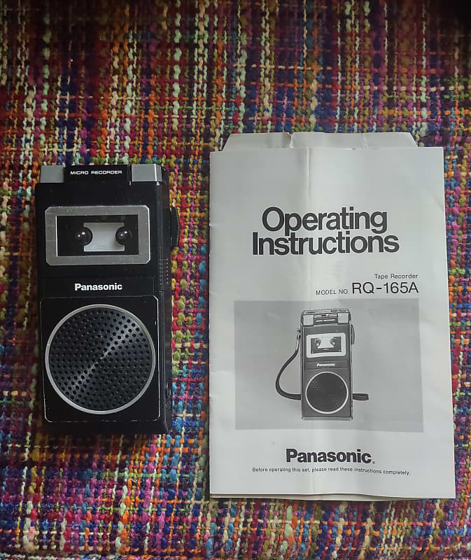 Panasonic RQ-165A 1980s - Black  			