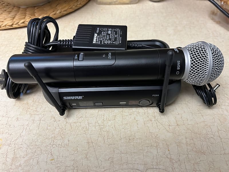 Shure PGX24/SM58 - L5 Band (644 - 662 MHz) Wireless | Reverb