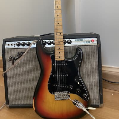 1975-1976 Fender Stratocaster Tobacco Sunburst image 4