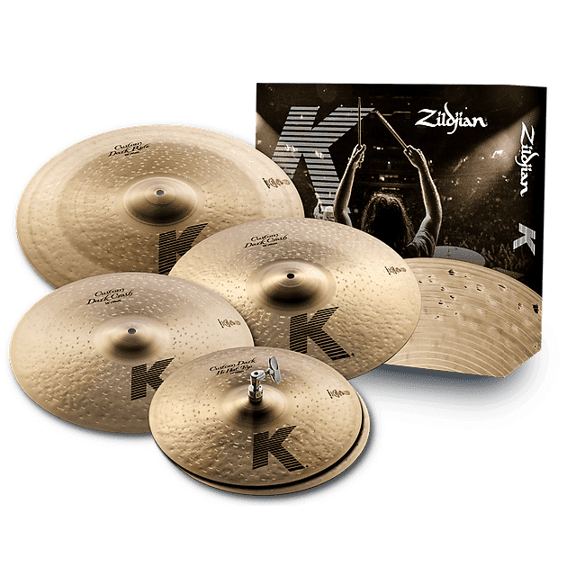 Zildjian K Custom Dark Cymbal Set - 14/16/18/20 inch image 1