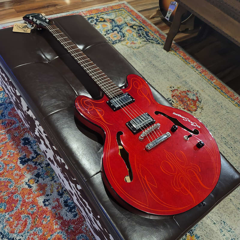 2014 Epiphone Dot Studio ES-335 - Custom Pinstripe Paint Job