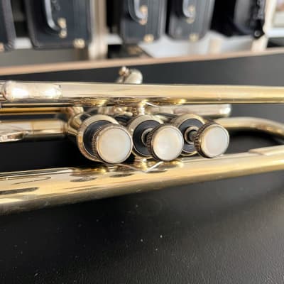 Bach 180S37 Stradivarius Bb Trumpet In Gold Plate (1996, SN | Reverb