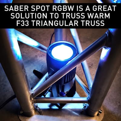 ADJ American DJ Saber Spot RGBW Compact Pinspot 4-in-1 Quad LED Lighting Fixture image 11