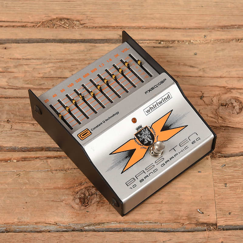Whirlwind BASS TEN 10BAND GRAPHIC EQ 美品 Whirlwind Bass Ten 10-band Bass EQ Pedal | Sweetwater