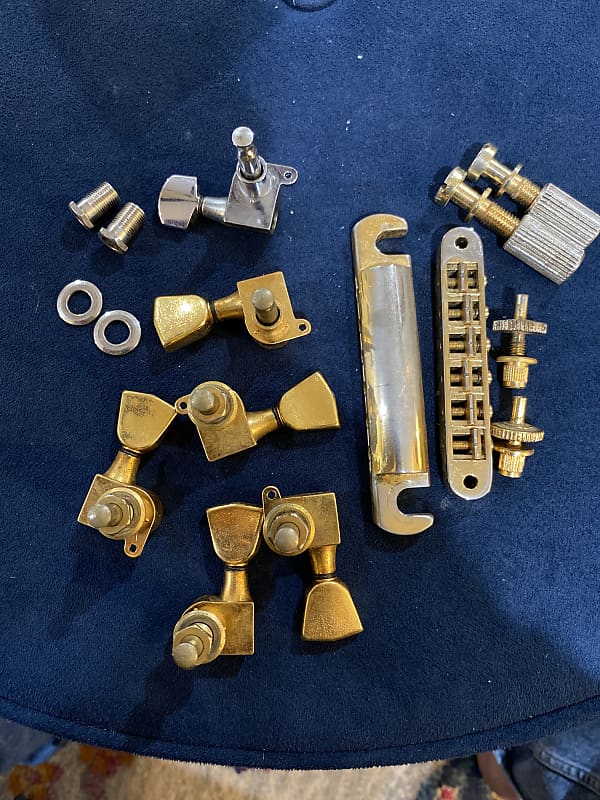 Gibson Norlin Era Parts Lot 1980 Gold Reverb