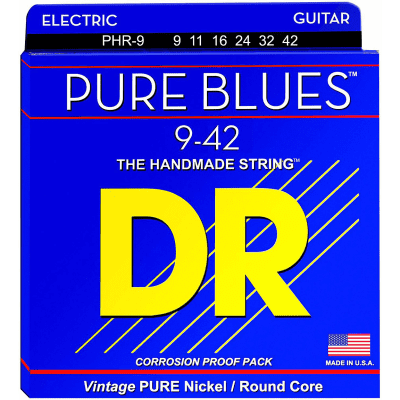 DR Pure Blues PHR-9 Electric Guitar Lite 9-42 image 1
