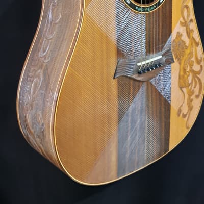 Blueberry NEW IN STOCK Handmade Acoustic Guitar Dreadnought image 7
