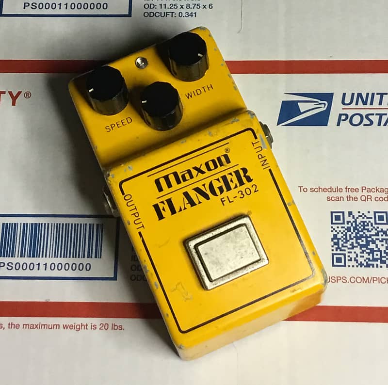 Maxon FL-302 - Vintage Yellow 9v 3 knob | Reverb