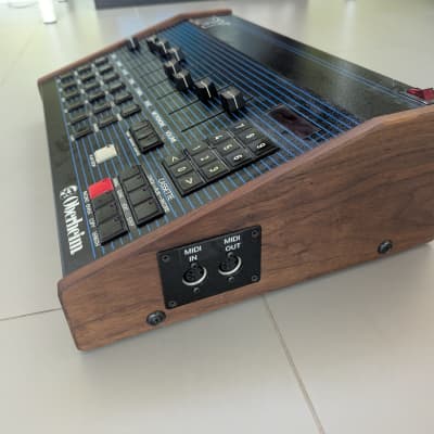 Oberheim DX 6-Voice Drum Machine 1982 - Blue with Wood Sides