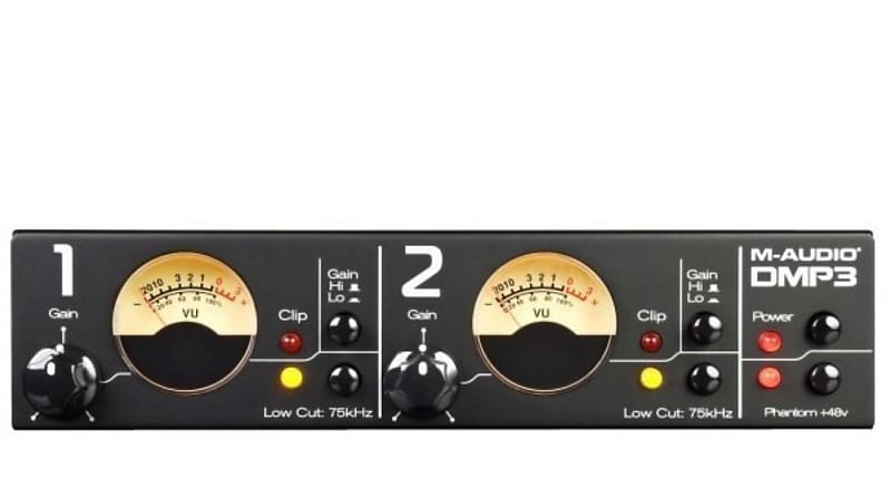 M-AUDIO DMP3 マイクプリアンプ M-Audio DMP3 2-Channel Mic Pre/Direct Box | Musician's Friend