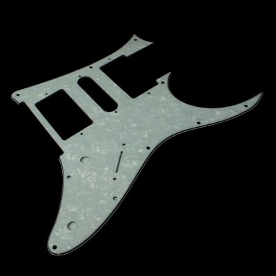 Custom Replacement Guitar Pickguard for Ibanez RG 350 DX ,4ply White pearloid image 2