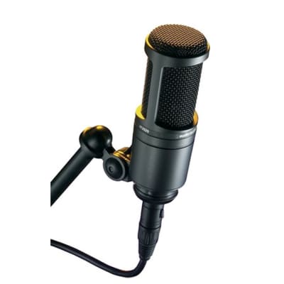 Audio-Technica AT2020 AT 2020 Cardioid Condenser Microphone PROAUDIOSTAR