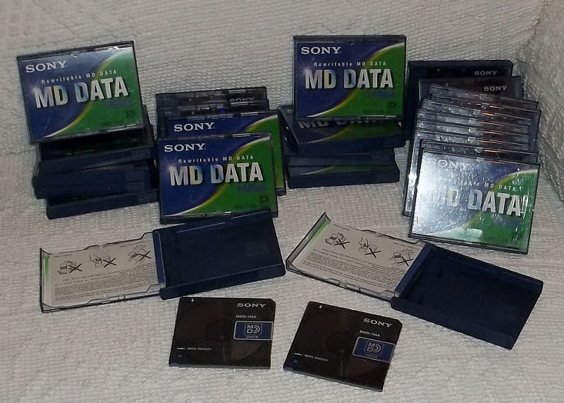 25 Sony MD DATA 140MB Discs - Free Shipping