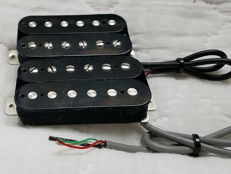 G & B Humbucker Pickups - Bridge And Neck - Black | Reverb