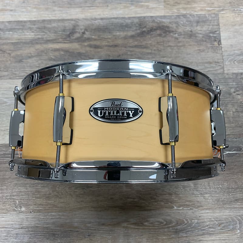 Pearl  Modern Utility 14x5.5" Maple Snare Drum  Matte Natural image 1