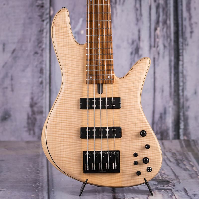 Fodera Emperor 5 Standard 5-String Bass, Natural image 1