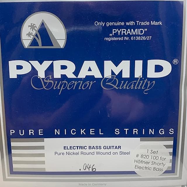 Pyramid Pure Nickel Round Wound Bass Strings 820100 Short Reverb