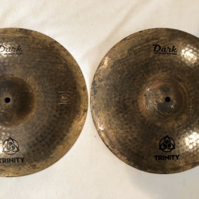 Excellent condition Trinity Dark Cymbal Pack w/ bag & sound clip image 8