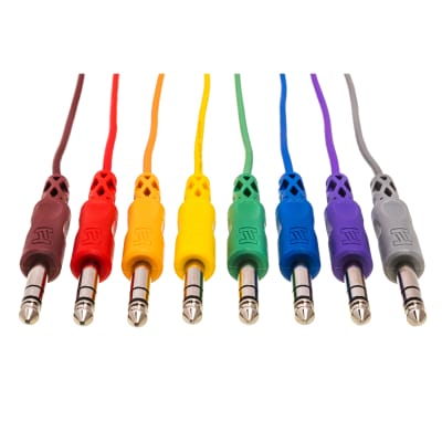Hosa CSS-890 Balanced TRS 1/4 Inch to TRS 1/4 Inch Patch Cables 8-Pack - 3ft image 4