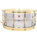Ludwig 6.5x14 Chrome Over Brass Snare Drum w/Tube Lugs & Brass Hdw