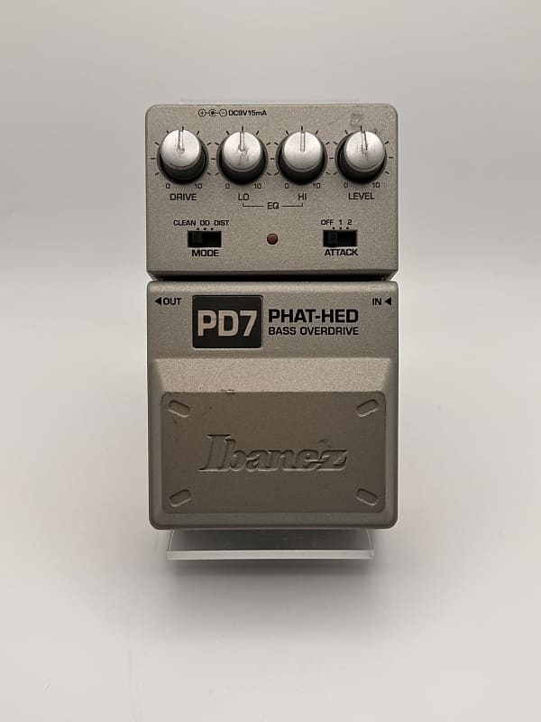 Ibanez PD7 Phat-Hed Bass Overdrive 2000s - Grey | Reverb