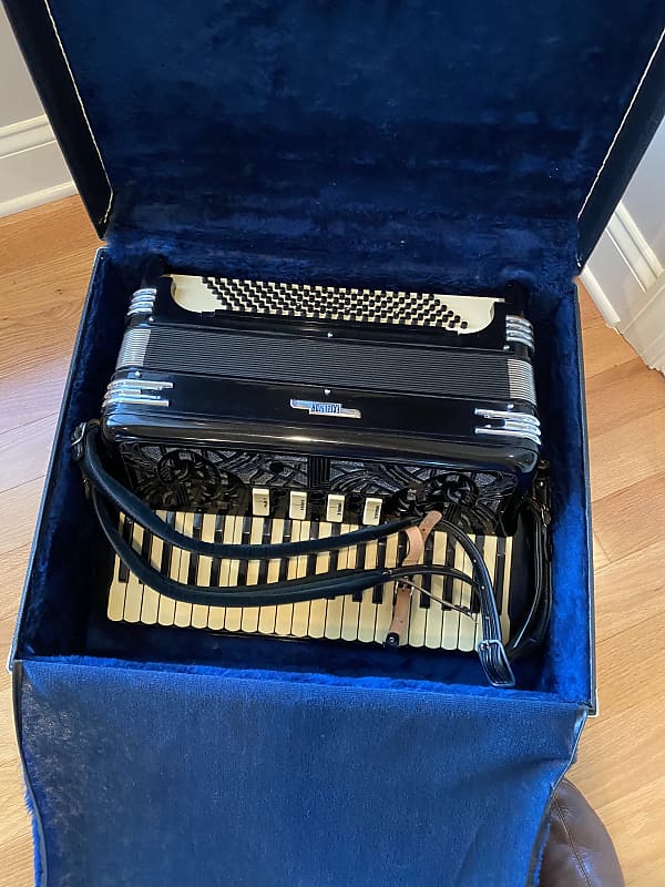 Excelsior Accordion Concert mid-1940s - Black | Reverb