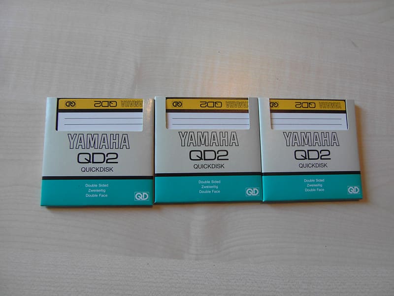 3x Yamaha QD2 Quickdisk 80er double sided zweiseitig neu Diskette image 1