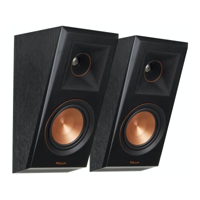 Klipsch RP-500SA Reference Premiere Dolby Atmos 2-Way  Surround Speakers (Ebony, Pair) image 1