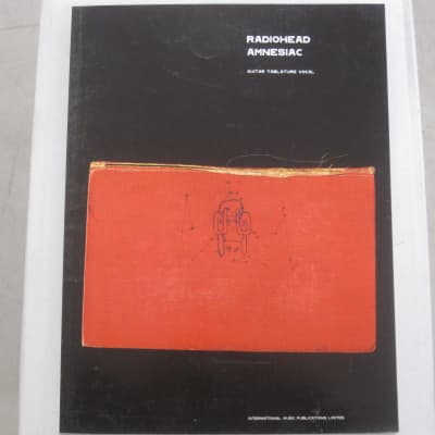 Radiohead Amnesiac Sheet Music Song Book Songbook Guitar Tab Tablature for sale