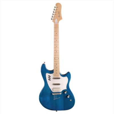Guild Surfliner Catalina Blue 6-String Solid Body Electric Guitar with Maple Fingerboard for sale