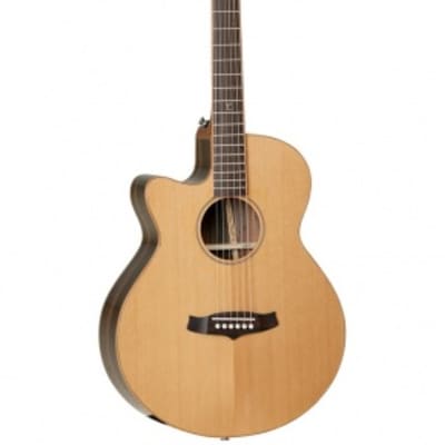 Tanglewood Java Series Super Folk Cutaway Left-Handed Electro-Acoustic for sale